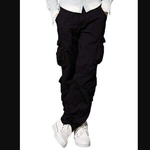 NWT Match and Matchstick Black Cargo Pants
